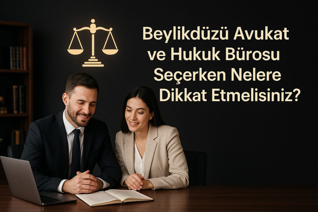 Beylikdüzü Avukat ve Hukuk Bürosu Seçerken